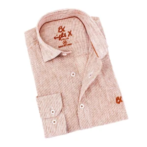 Eight X The Boardwalk Linen Button Down Shirt - Burnt Orange